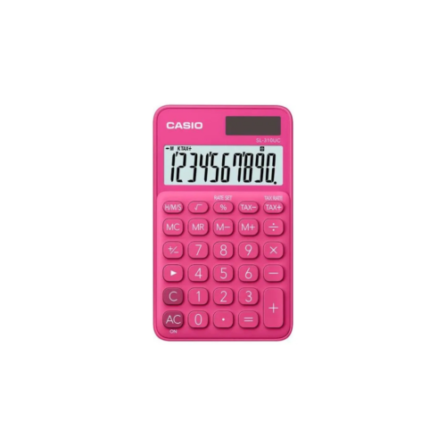 calculadora casio xl 310uc rojo casio