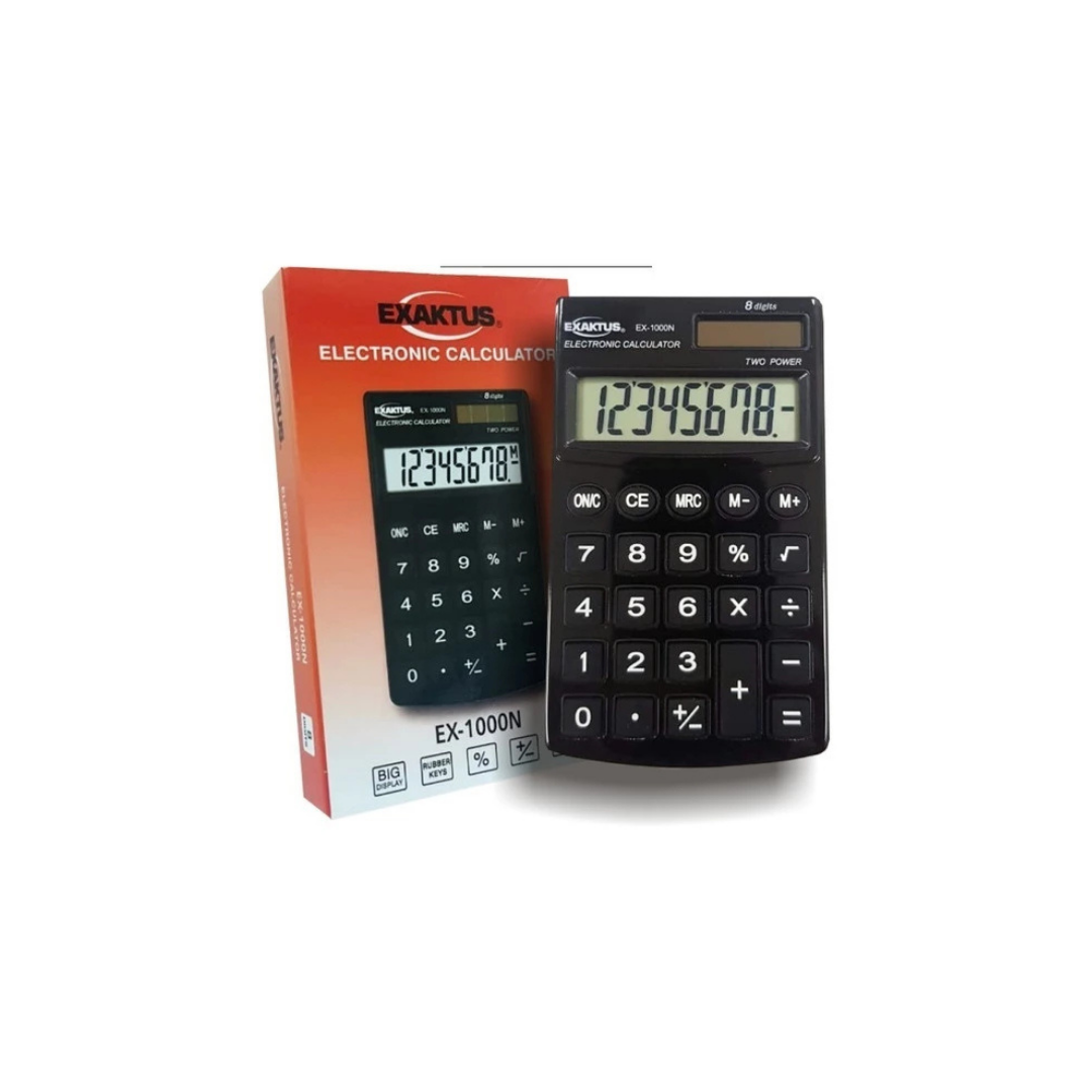 calculadora exaktus ex 1000 negro 0001 calculadora exaktus ex 1000 negro 0001