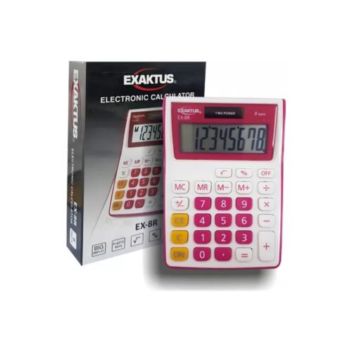 calculadora exaktus ex 8 rosa exaktus