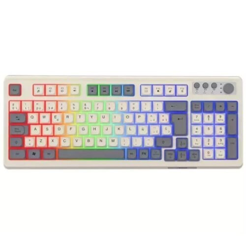 teclado retro gamer inalambrico noga