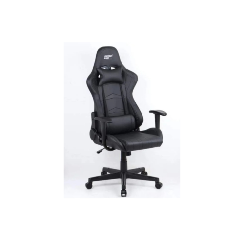 sillon gamer negro y gris premium home