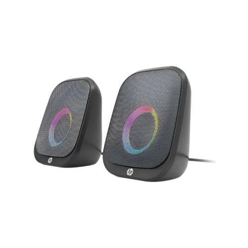 parlantes multimedia con luz led / cable 1.3m / pot 2 x 3w hp
