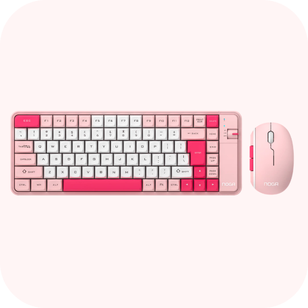 teclado + mouse inalambrico + noga teclado + mouse inalambrico + noga