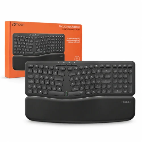 teclado ergo inalambrico + bt noga