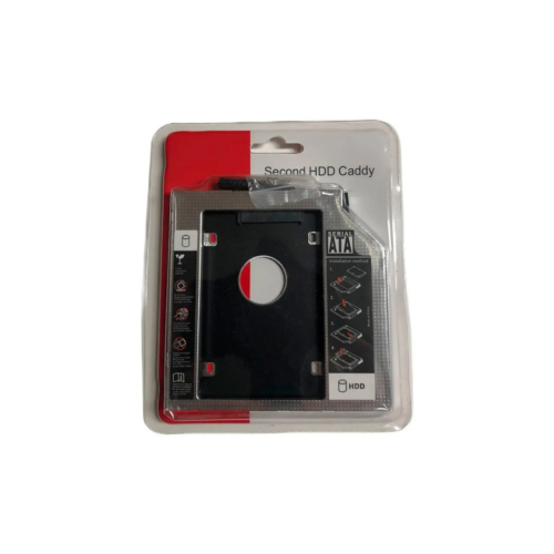 caddy disk sata 2,5" segundo disco notebook 9,5mm netmak